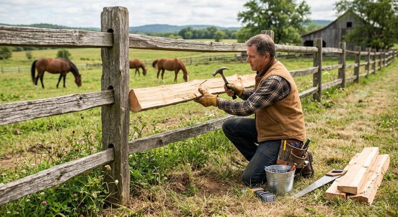 Horse Fence Repair Service